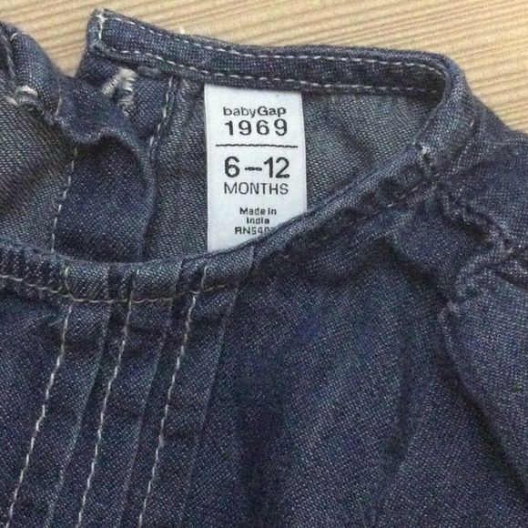 Baby Gap Denim Dress 6-12 Months- like New - Picture 6 of 6